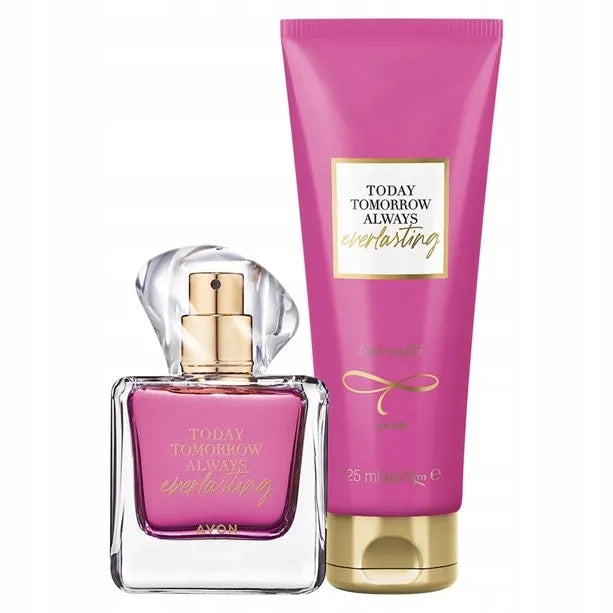 AVON TTA Today Tomorrow Always EVERLASTING rinkinys 2 kosmetikos priemonės vanduo + musas