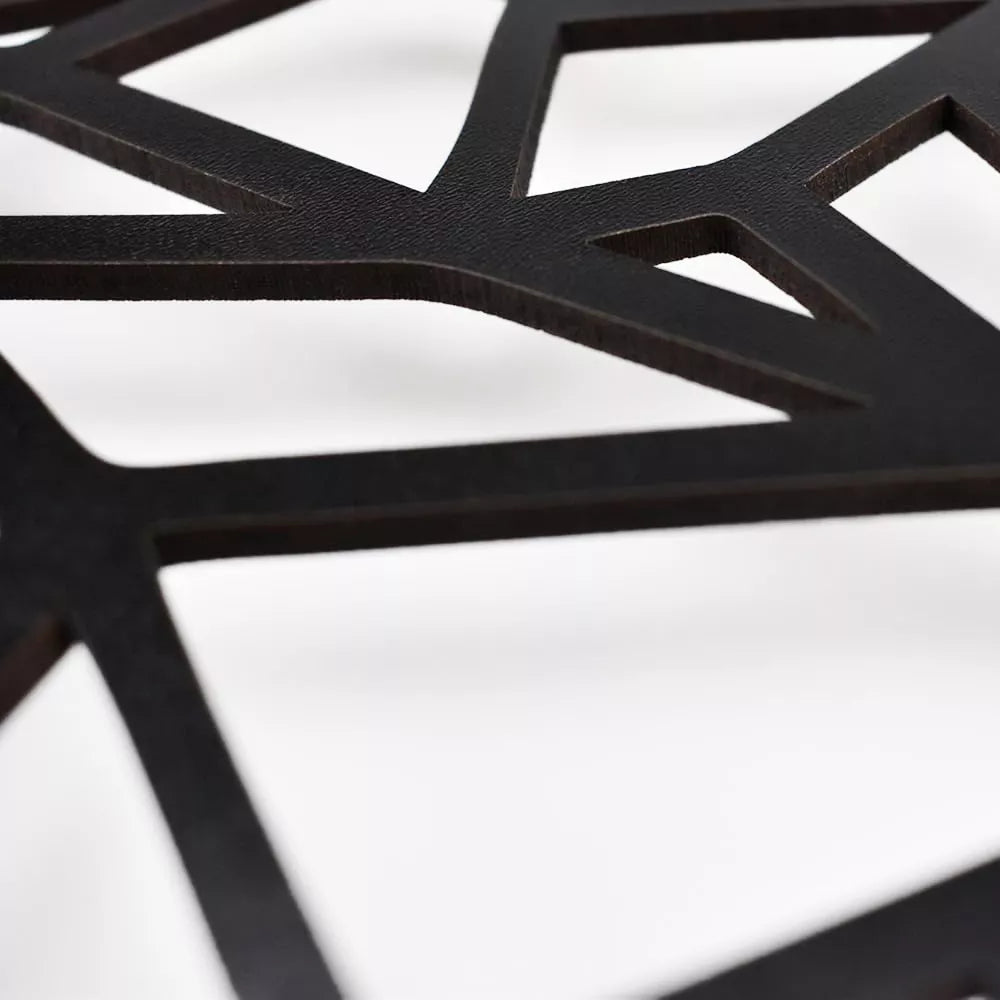Ažūrinė Mėnulio fazių dekoracija, 3D sienų paveikslas-panelė, 180 x 35 cm
