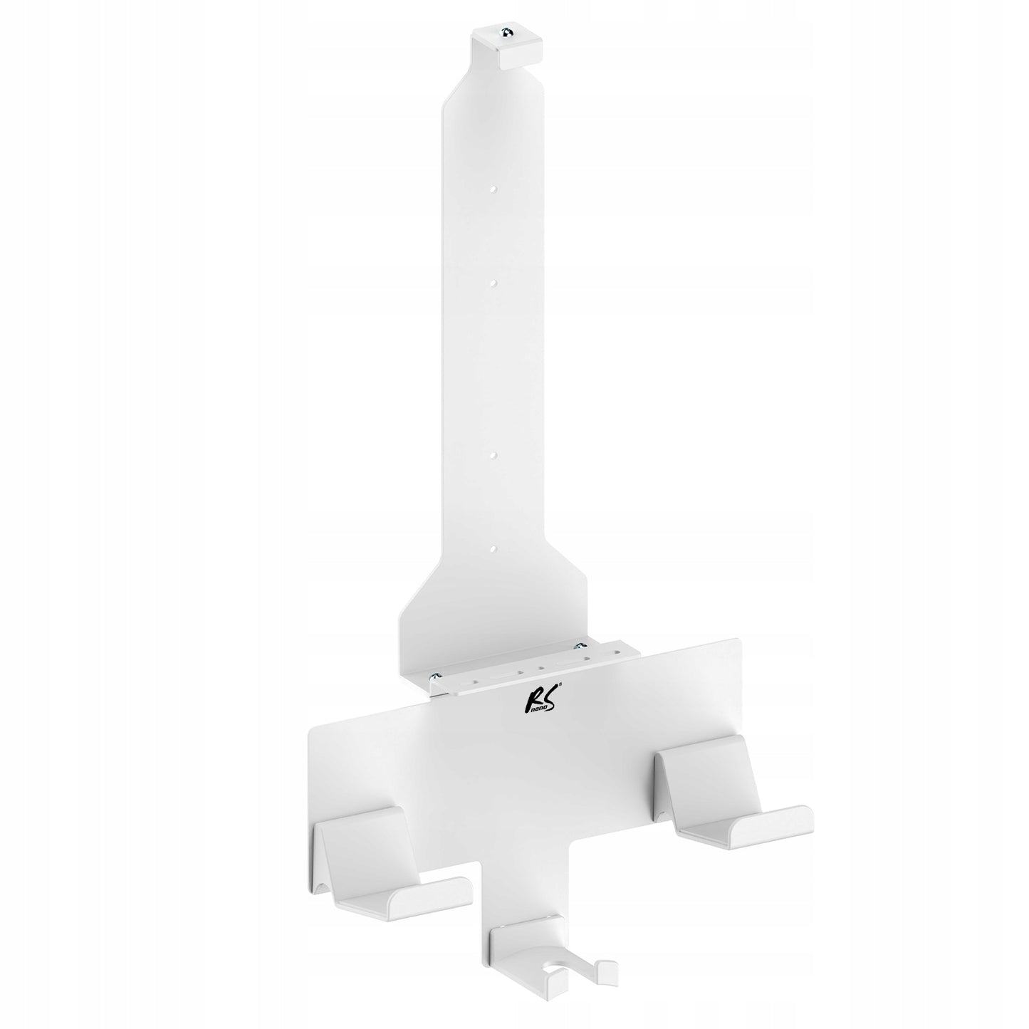 Sieninis laikiklis Playstation 5 konsolei, stovas su pultelių laikikliu