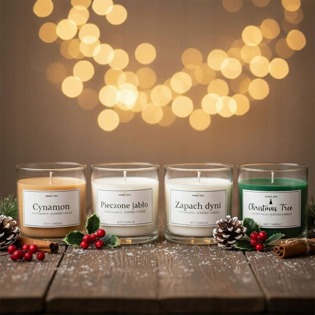 Kalėdinis dovanų rinkinys Difuzoriai Žvakės KVAPAI EGLĖ CINAMONAS