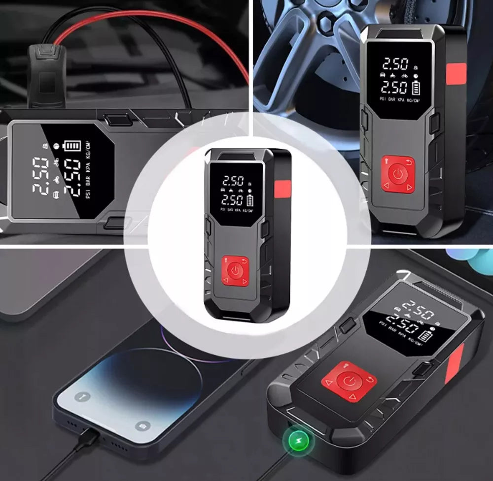 Užkurimo įrenginys "Jump Starter Booster" pakrovėjas starteris "Powerbank"