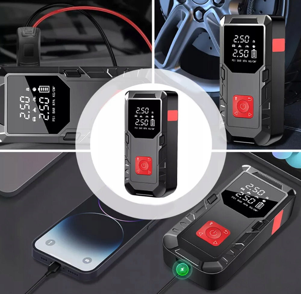 Užkurimo įrenginys "Jump Starter Booster" pakrovėjas starteris "Powerbank"