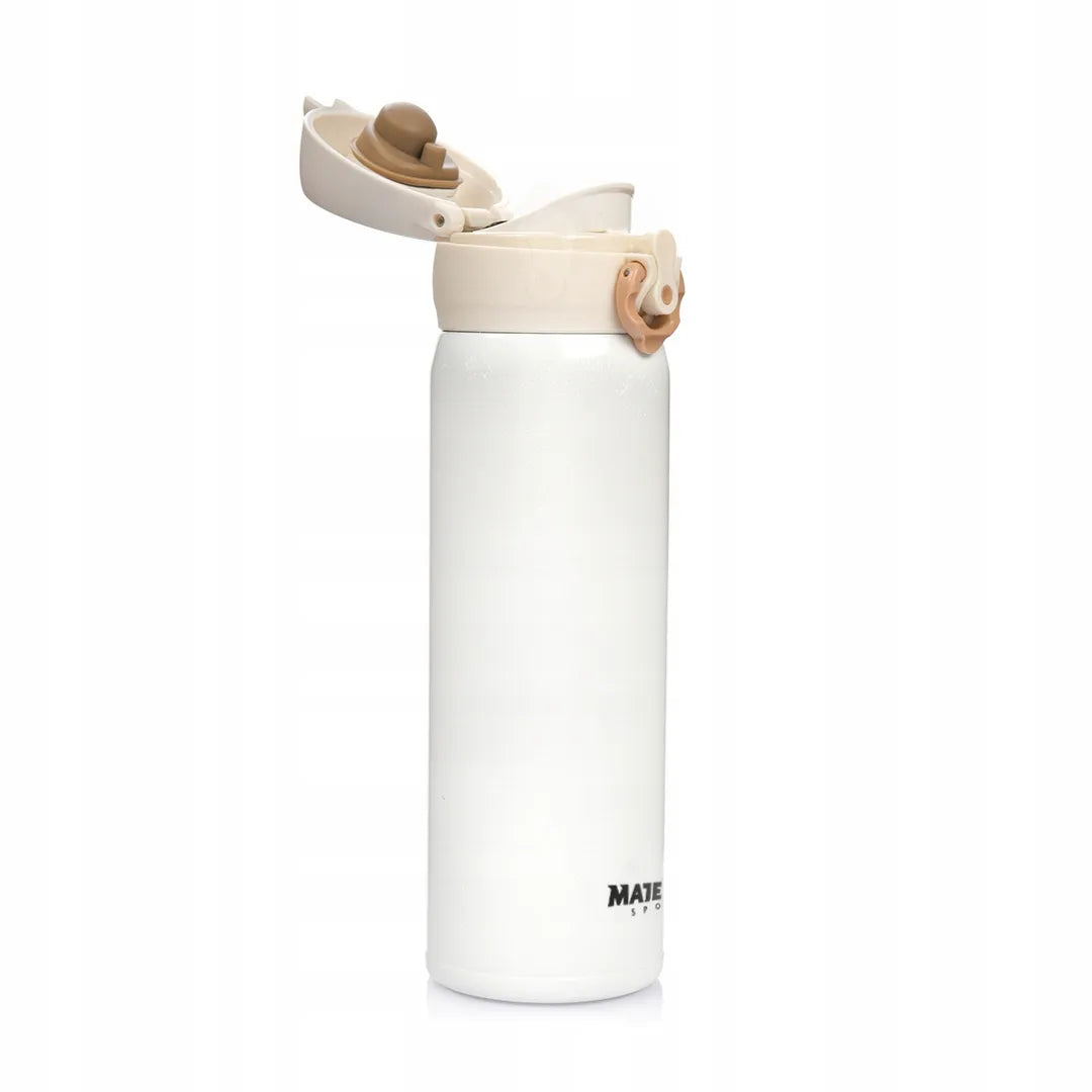Baltas termopuodelis su snapeliu „Majestic Sport“, 450 ml