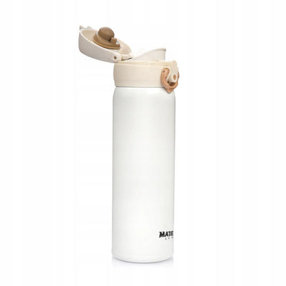 Baltas termopuodelis su snapeliu „Majestic Sport“, 450 ml