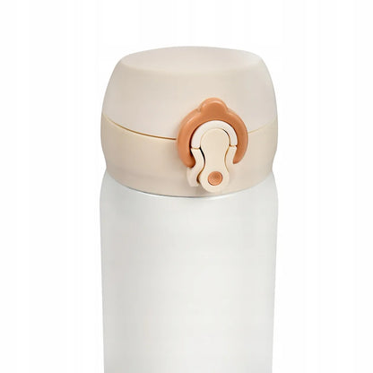 Baltas termopuodelis su snapeliu „Majestic Sport“, 450 ml