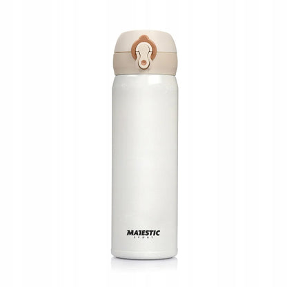 Baltas termopuodelis su snapeliu „Majestic Sport“, 450 ml