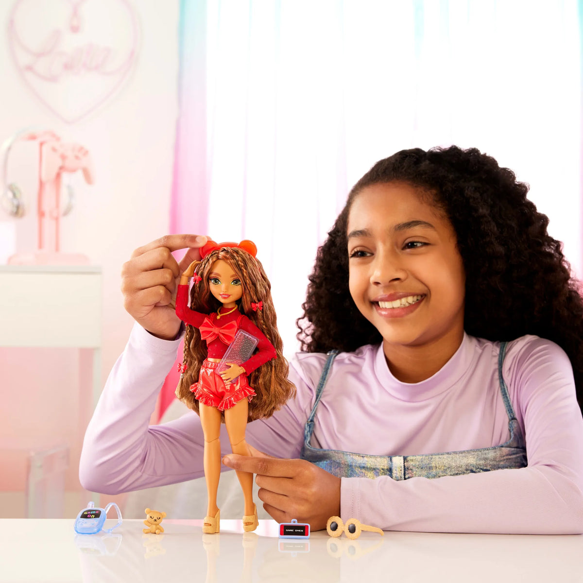 „Barbie“ didelis interaktyvus lėktuvas, 3 žaidimų zonos, priedai ir lėlė Teresa „Dream Besties“