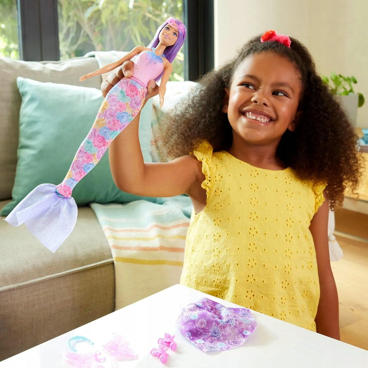Barbie Dreamtopia lėlės rinkinys 3 viename: fėja, undinė ir princesė su aksesuarais