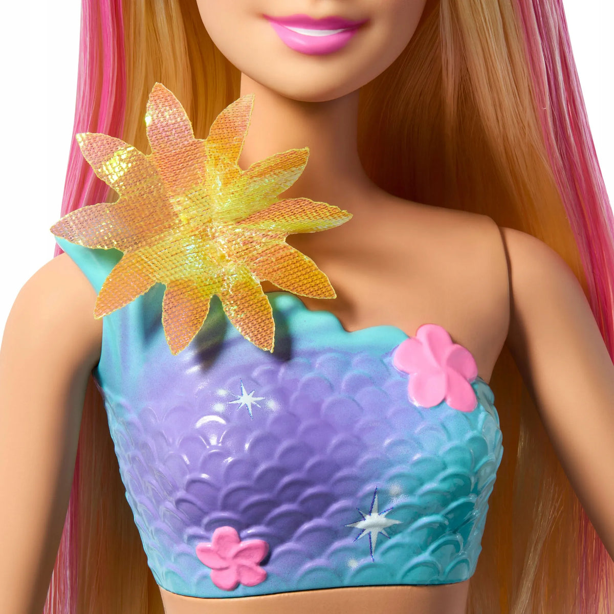 „Barbie Dreamtopia“ undinė blondinė su žydinčiomis gėlėmis JDM72