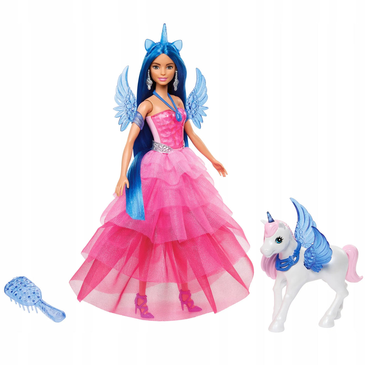 Barbie Sapphire lėlė su sparnuotu vienaragiu ir aksesuarais, 65-mečio proga