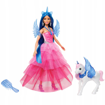 Barbie Sapphire lėlė su sparnuotu vienaragiu ir aksesuarais, 65-mečio proga