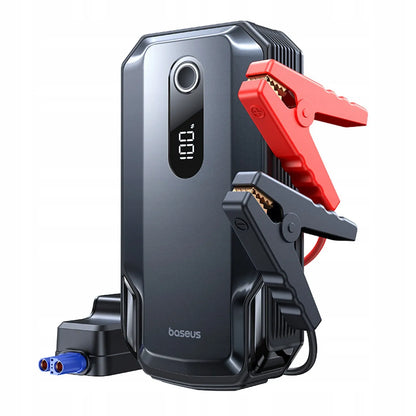 BASEUS automobilinis paleidiklis, 20000 mAh 12V 8000A, gnybtai, žibintuvėlis