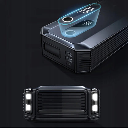 BASEUS automobilinis paleidiklis, 20000 mAh 12V 8000A, gnybtai, žibintuvėlis