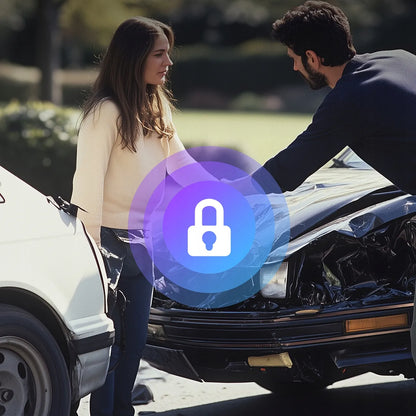 BASEUS automobilinis vaizdo registratorius, priekinė ir galinė kamera 3K 1080p, GPS, programėlė