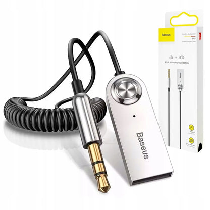 BASEUS Bluetooth AUX imtuvas automobiliui su mikrofonu, adapteris