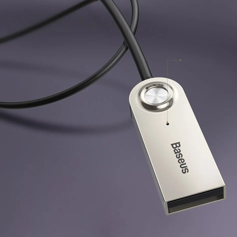 BASEUS Bluetooth AUX imtuvas automobiliui su mikrofonu, adapteris