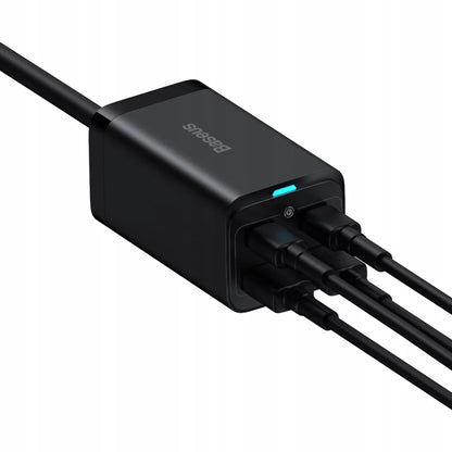 BASEUS GaN3 Pro greitasis tinklo įkroviklis, 2× USB Type-C, 2× USB, 100 W