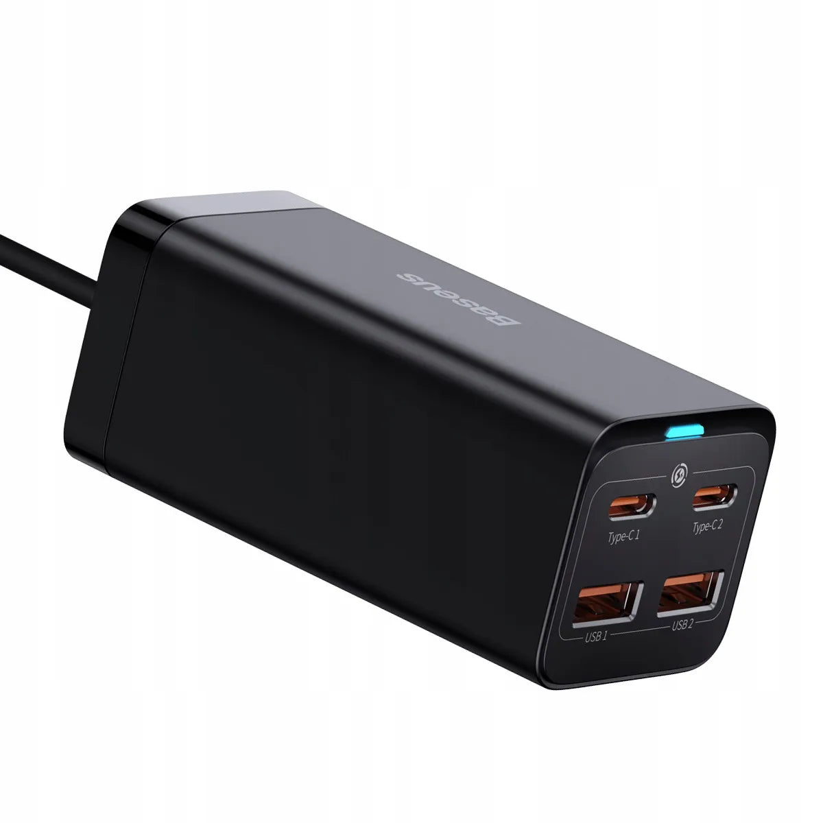 BASEUS GaN3 Pro greitasis tinklo įkroviklis, 2× USB Type-C, 2× USB, 100 W