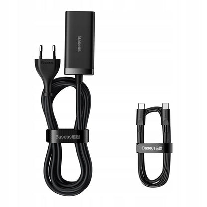 BASEUS GaN3 Pro greitasis tinklo įkroviklis, 2× USB Type-C, 2× USB, 100 W