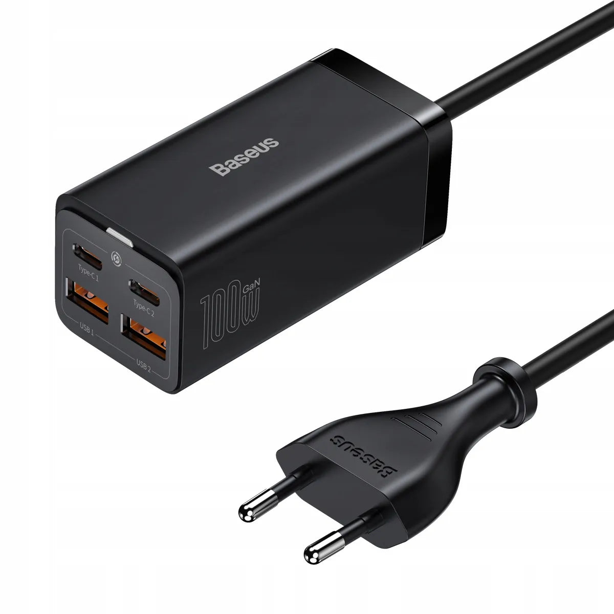 BASEUS GaN3 Pro greitasis tinklo įkroviklis, 2× USB Type-C, 2× USB, 100 W
