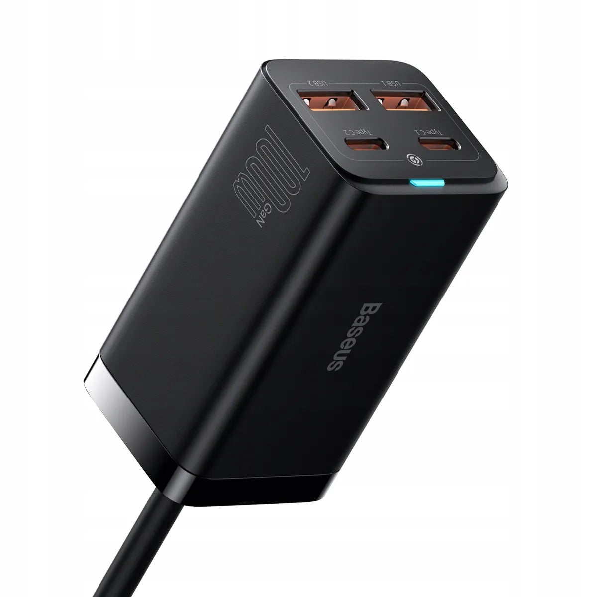 BASEUS GaN3 Pro greitasis tinklo įkroviklis, 2× USB Type-C, 2× USB, 100 W