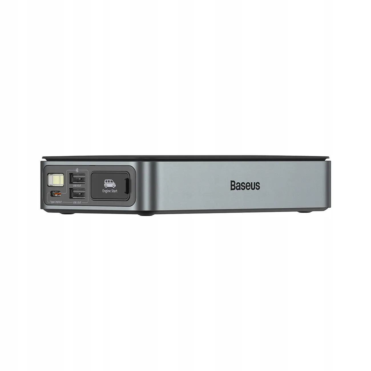 Baseus „Jump Starter“ 3-viename 1200A išorinė baterija 7200mAh LED žibintuvėlis juodas