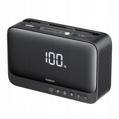 BASEUS JUMP STARTER 600A automobilio užvedimo įrenginys, powerbankas 6000 mAh, kompresorius
