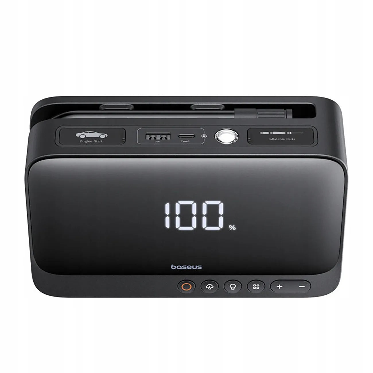 BASEUS JUMP STARTER 600A automobilio užvedimo įrenginys, powerbankas 6000 mAh, kompresorius