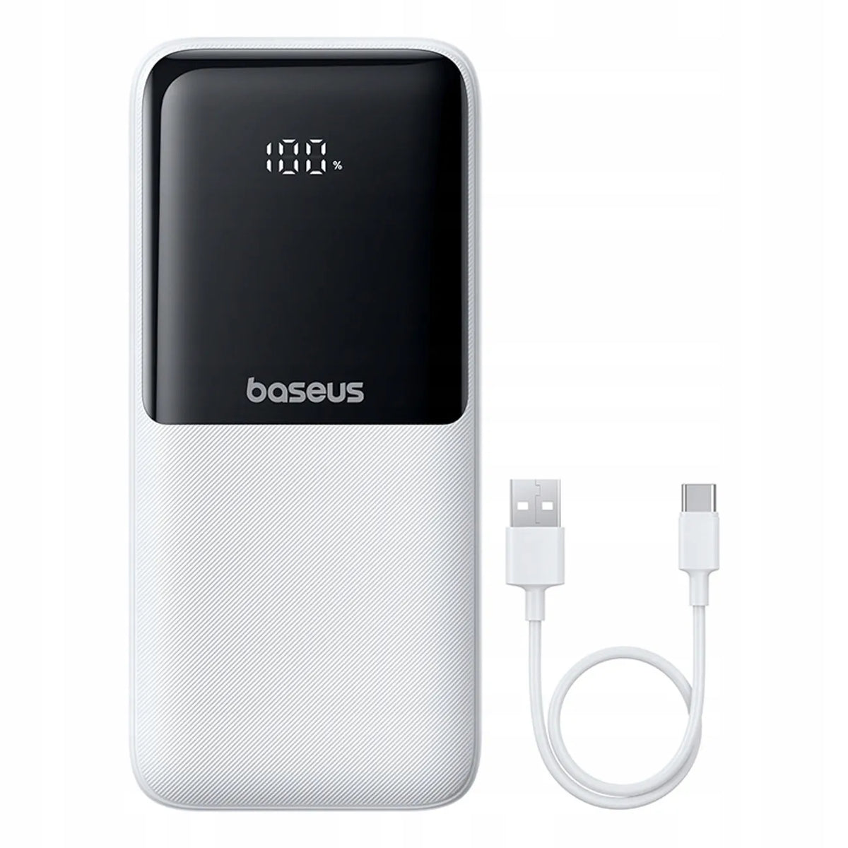 BASEUS Lipow powerbankas 20000 mAh, 22,5 W, USB-C, USB, su integruotais USB-C ir Lightning laidais