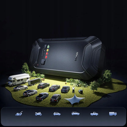 BASEUS PrimeTrip VJ1 12 000 mAh, 5000 A, IP55 paleidimo įrenginys