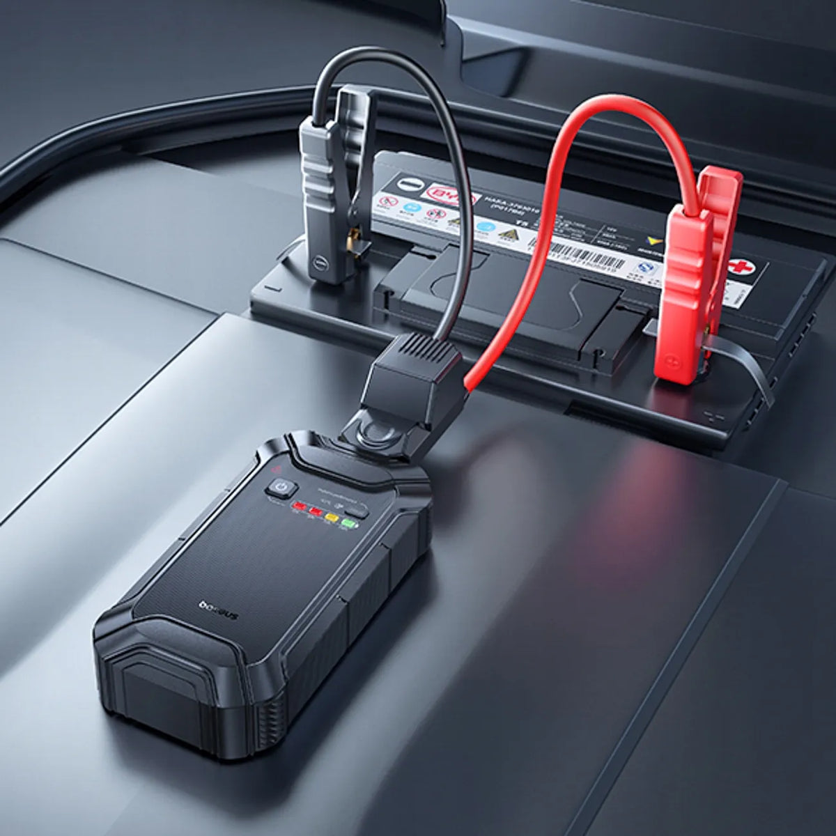 BASEUS PrimeTrip VJ1 12 000 mAh, 5000 A, IP55 paleidimo įrenginys