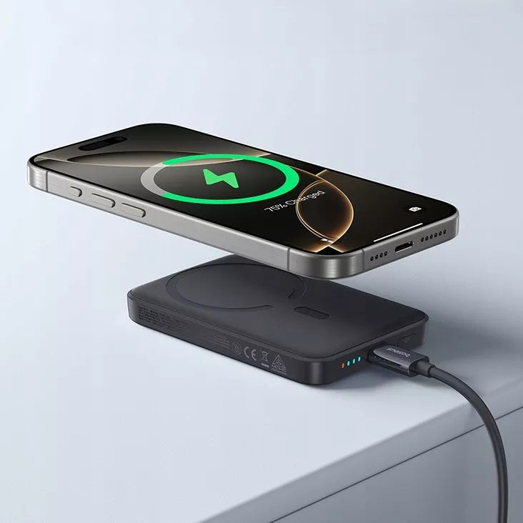 BASEUS spartus išorinis akumuliatorius, indukcinis įkrovimas 10000mAh, PD 22.5W, USB-C, QC