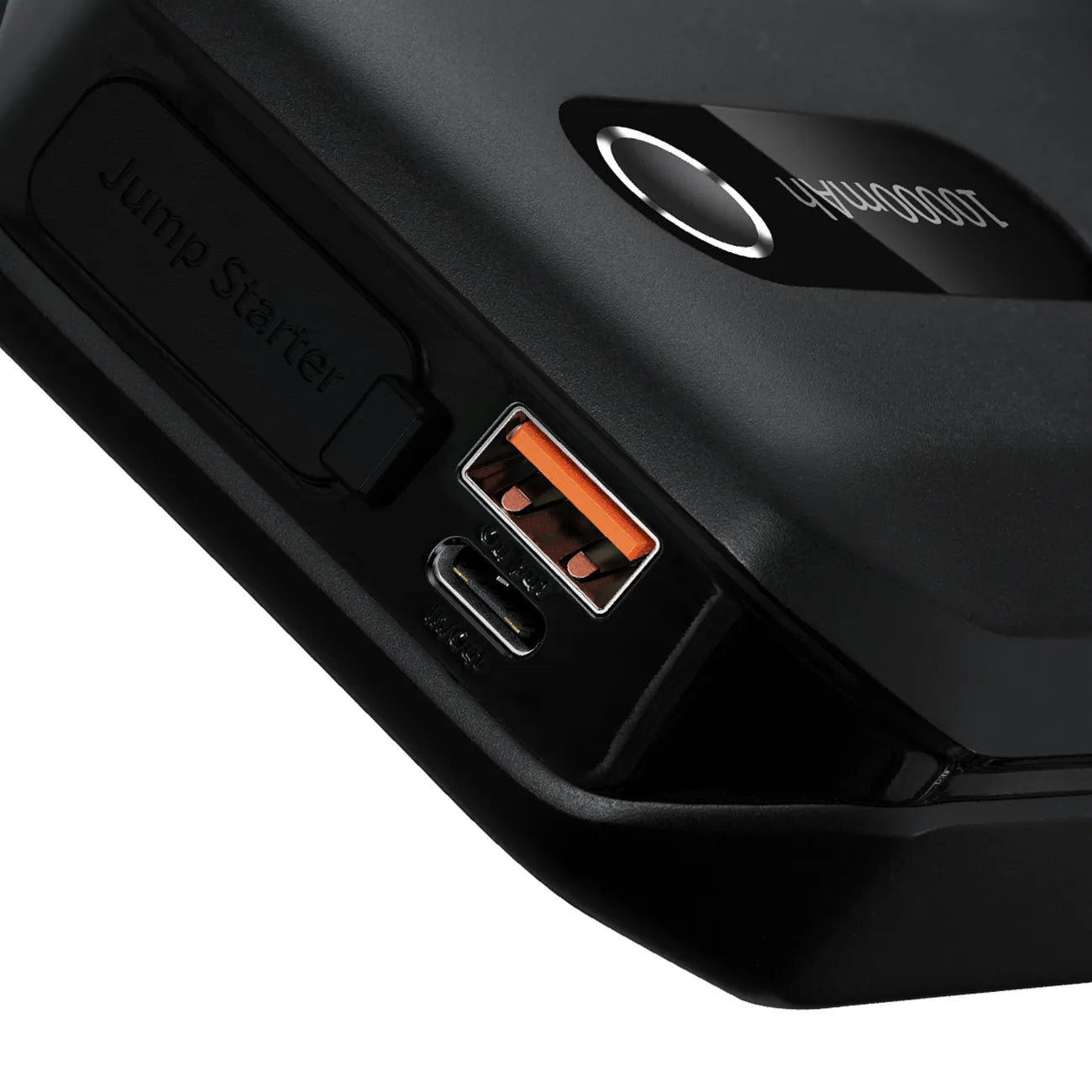 Baseus Super Energy Air automobilinis užvedimo įrenginys 3-in-1 10000mAh 1000A su LED žibintuvėliu ir power banku, juodas