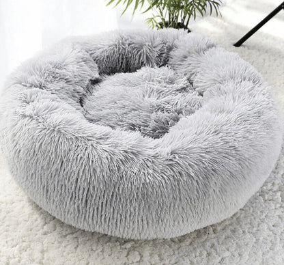 BB-Shop Shaggy pliušinė gultas šunims ir katėms, 80 cm – patogus ir neslystantis
