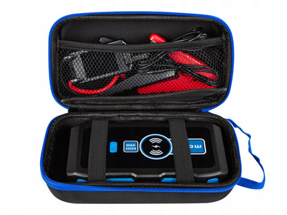 Galingas startuolis 2000A, Powerbank, LED, Užvedimo įrenginys 12000mAh