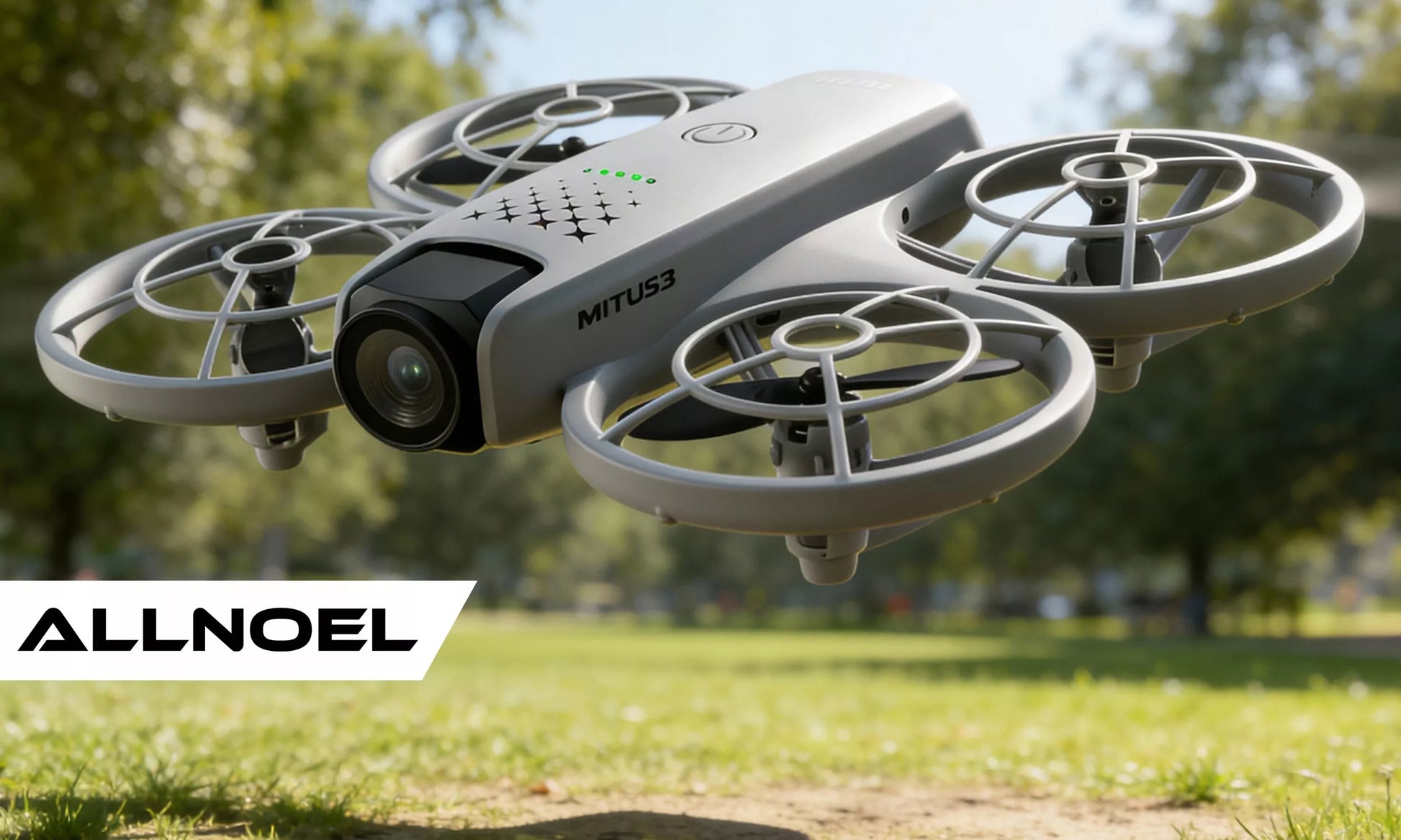 DRONŲ VALDIKLIS SU LCD 2 KAMEROMIS BEŠEPETĖLINIU VARIKLIU 125G WIFI 3x AKUMULIATORIAI ŽAISLAS