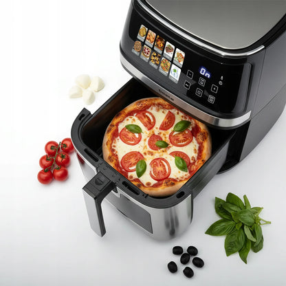 Bealiejė karšto oro gruzdintuvė Boste Airfryer Cookmaster S8, 10 programų, 8 l, 2200 W, 2 kaitinimo elementai