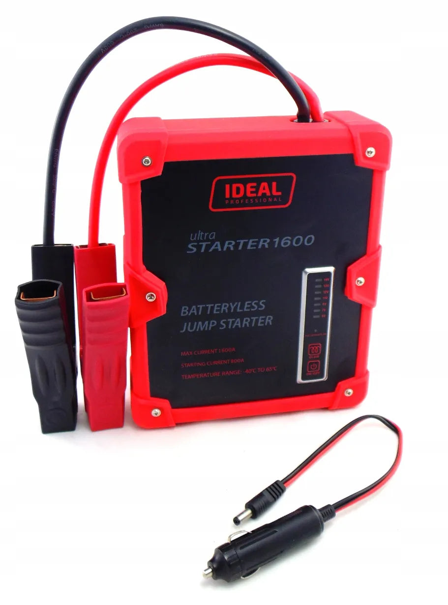 Bebateris pagalbinis užvedimo įrenginys Ideal UltraSTARTER 1600 12V