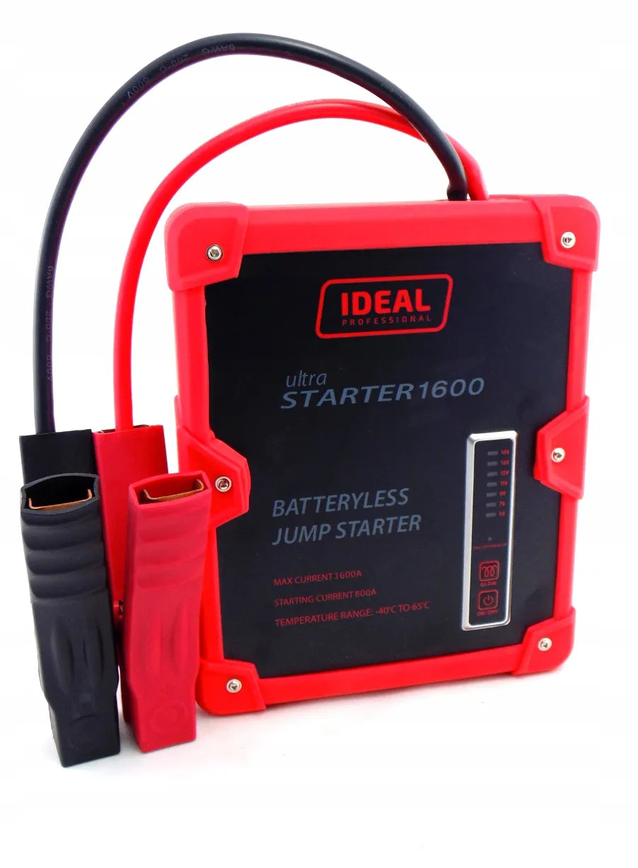 Bebateris pagalbinis užvedimo įrenginys Ideal UltraSTARTER 1600 12V
