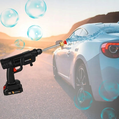 Belaidė aukšto slėgio plovimo mašina Durabuild 21V PRO, 2 akumuliatoriai
