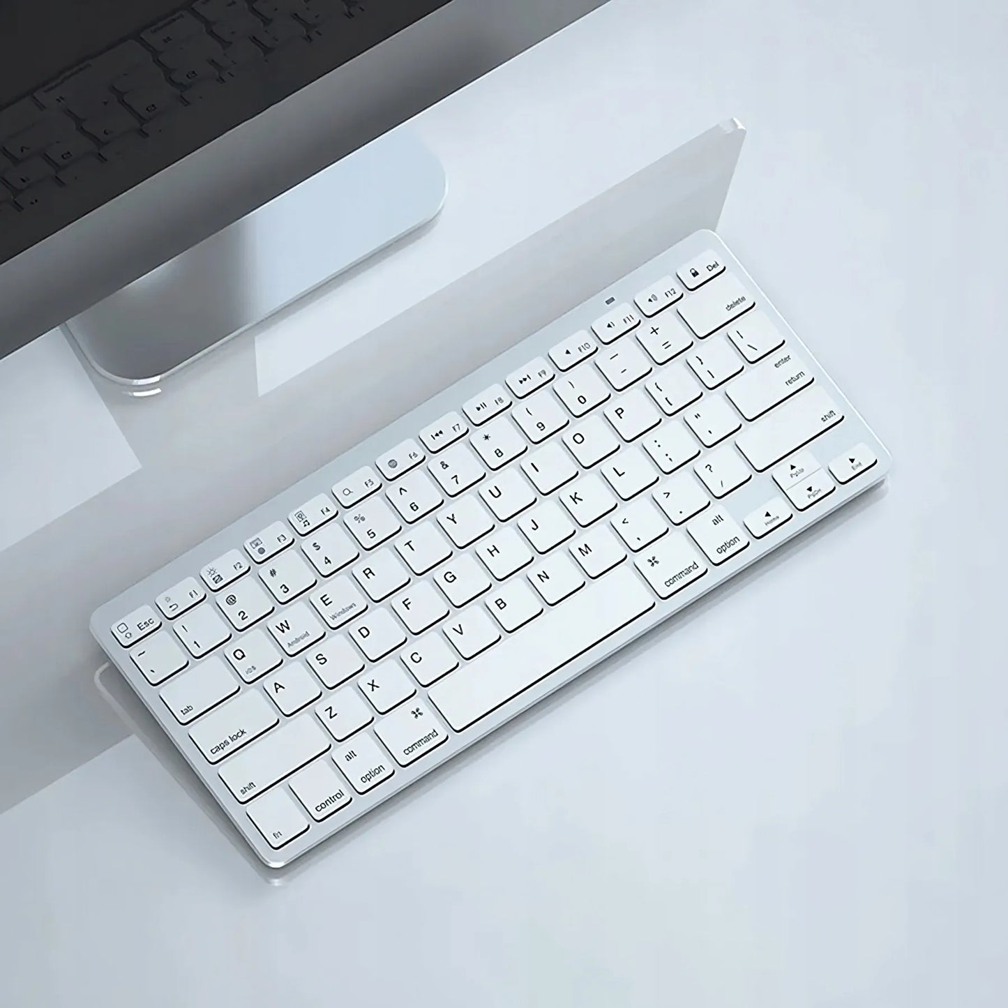 Belaidė Bluetooth membraninė klaviatūra SMART TV, PC, iOS, Android, Windows