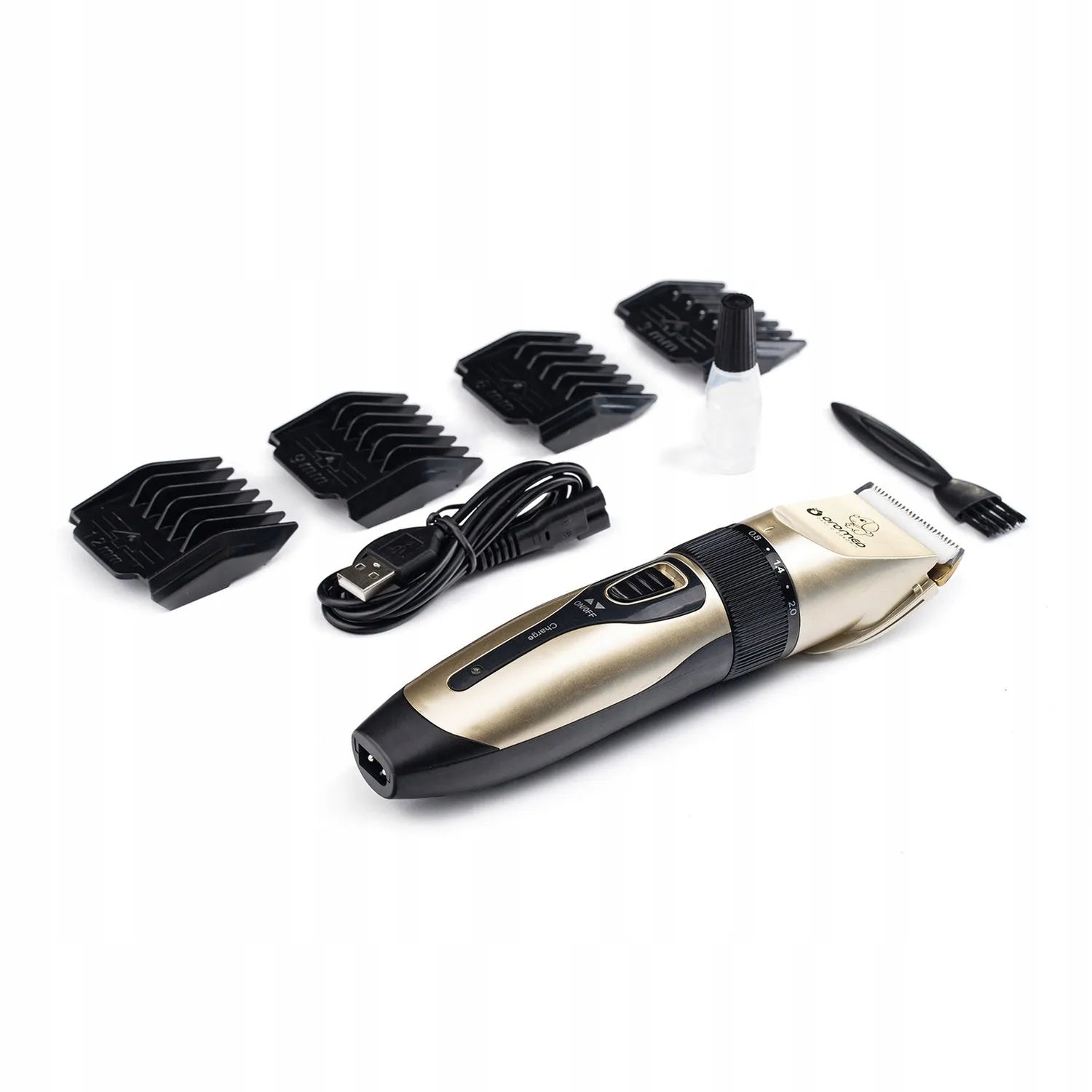 Belaidė gyvūnų kirpimo mašinėlė Oromed ORO-PET CLIPPER USB rinkinys