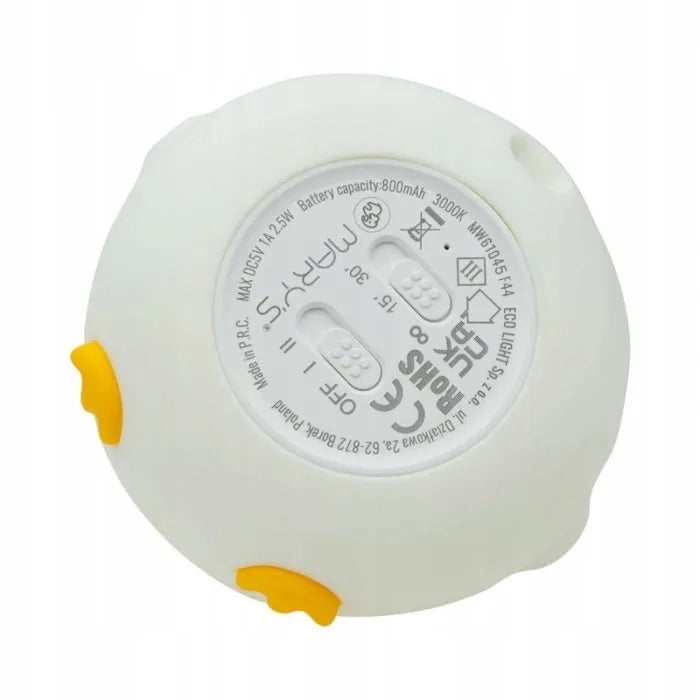 Belaidė LED naktinė stalinė lempa vaikams VIŠTA su USB laidu Ecolight