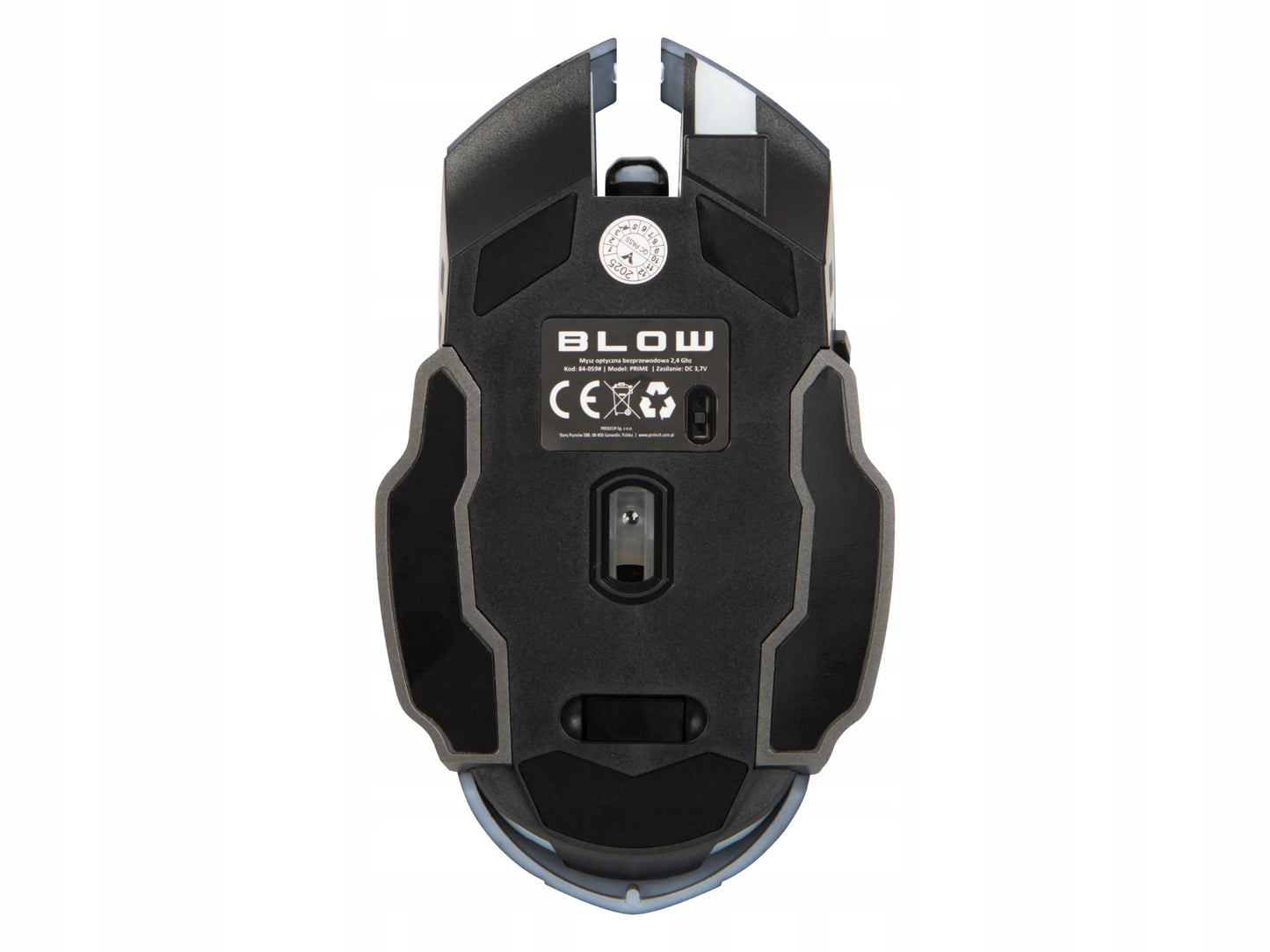 Belaidė optinė žaidimų pelė USB nešiojamajam kompiuteriui 2,4 GHz juoda