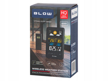 Belaidė orų stotelė BLOW WS107 su termometru, higrometru, barometru ir LED ekranu