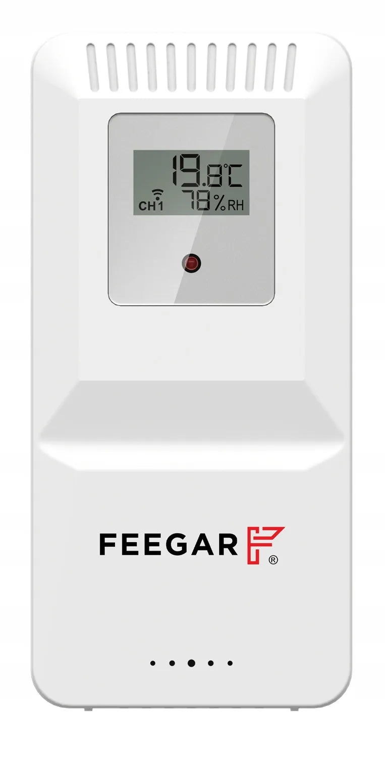 Belaidė orų stotelė Feegar LCD 7,5" Barometras Termometras