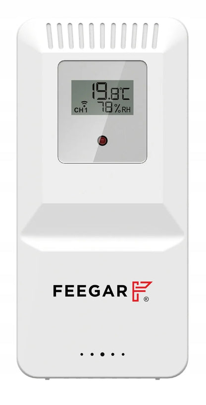 Belaidė orų stotelė Feegar LCD 7,5" Barometras Termometras