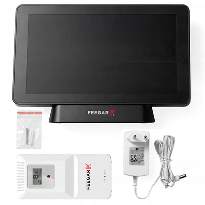 Belaidė orų stotelė Feegar LCD 7,5" Barometras Termometras