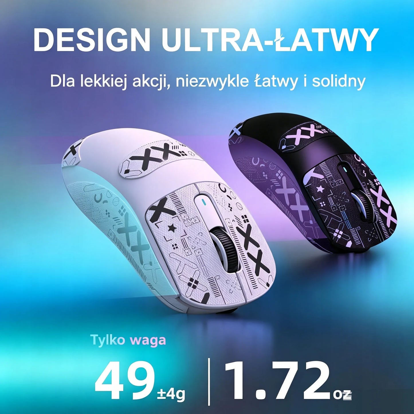 Belaidė pelė Attack Shark ATSK-X3-B optinis jutiklis