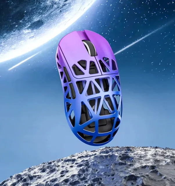 Belaidė pelė Attack Shark R2, 8K Hz, 42 000 DPI, violetinė